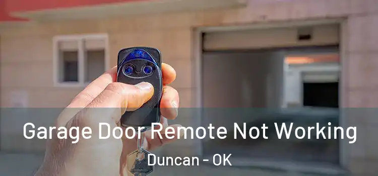  Garage Door Remote Not Working Duncan - OK