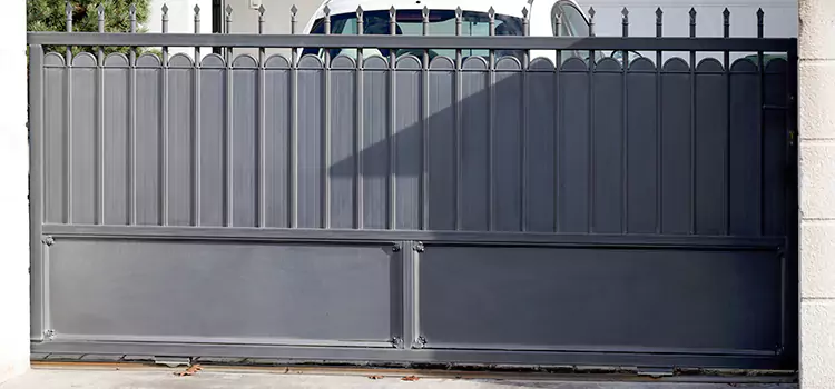 Metal Driveway Gate Installation Duncan