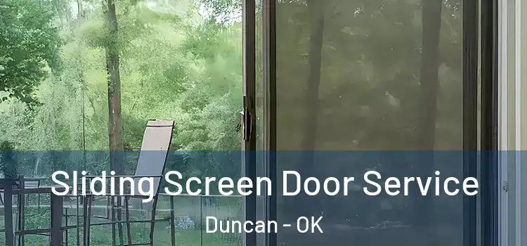 Sliding Screen Door Service Duncan - OK